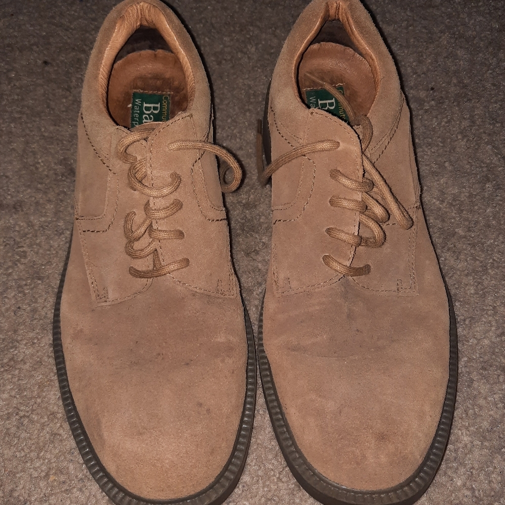 BASS Commuter Series Waterproof Suede Saddle Brown Lace-up 11m